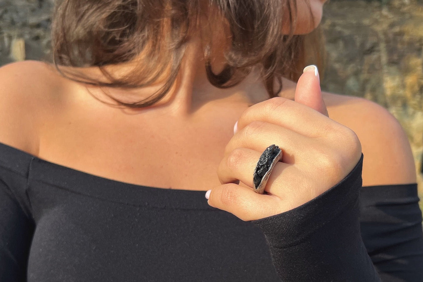 Black Tourmaline Ring LevenExclusive
