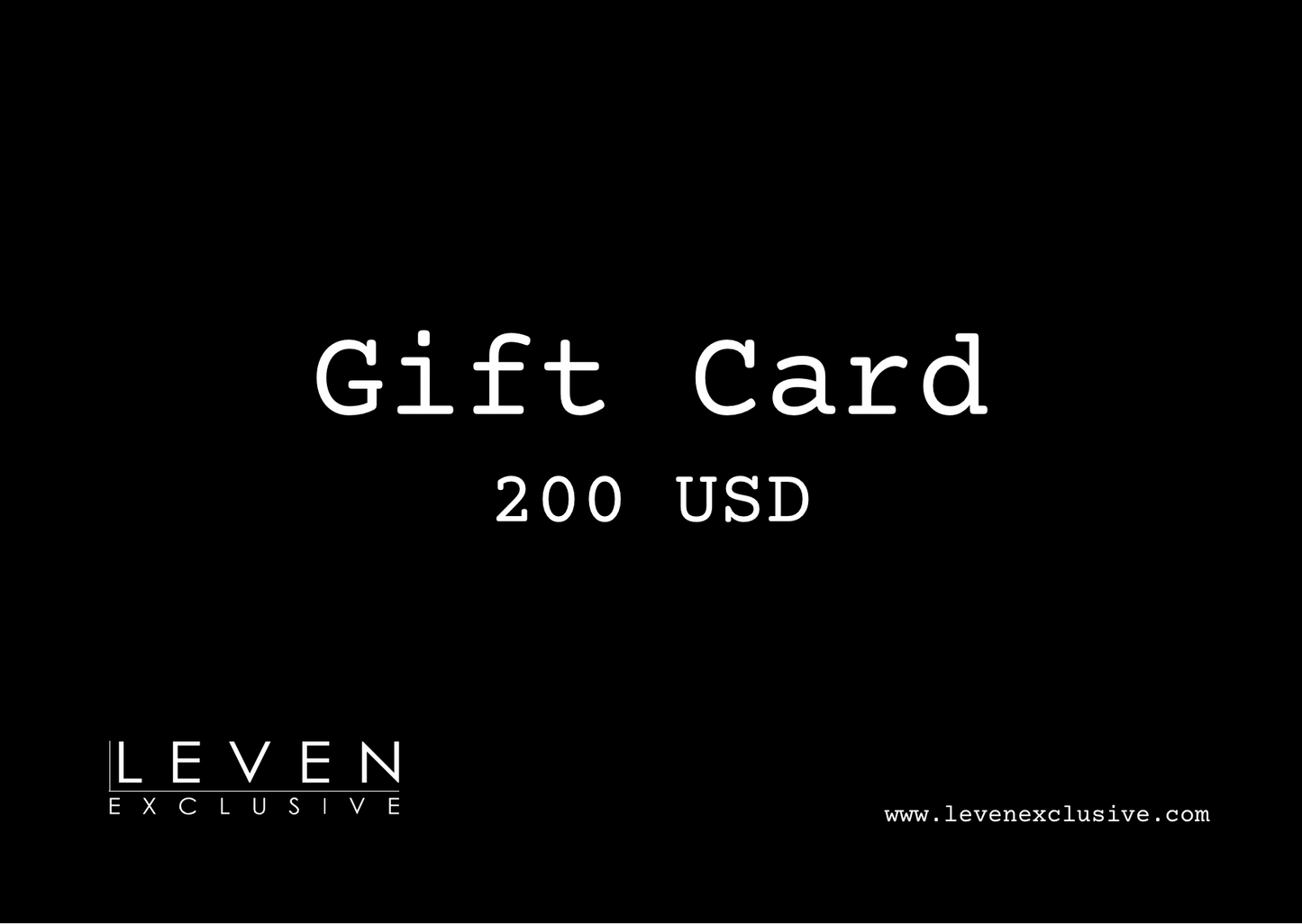Gift Card | LevenExclusive