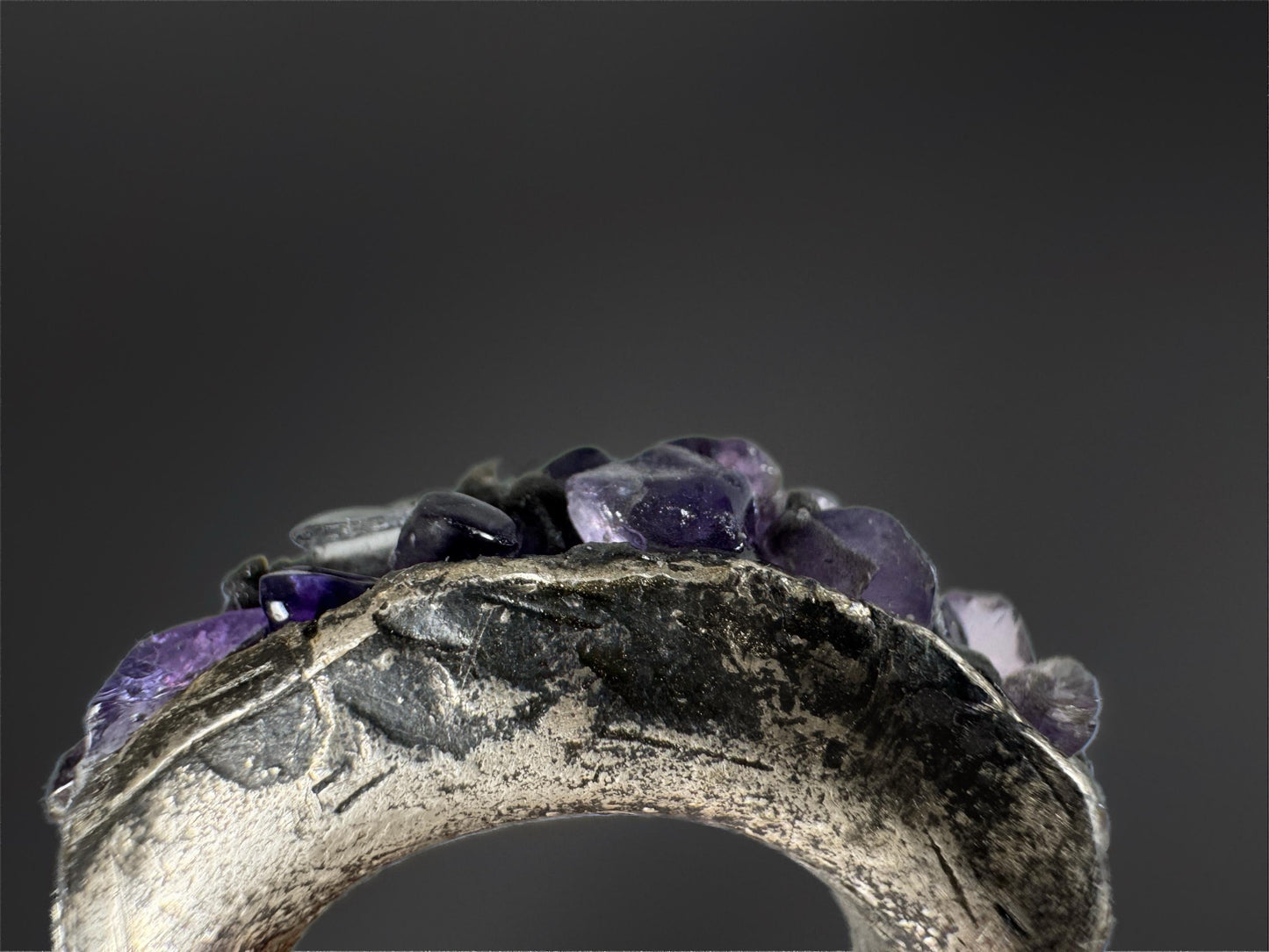 Amethyst Silver Ring